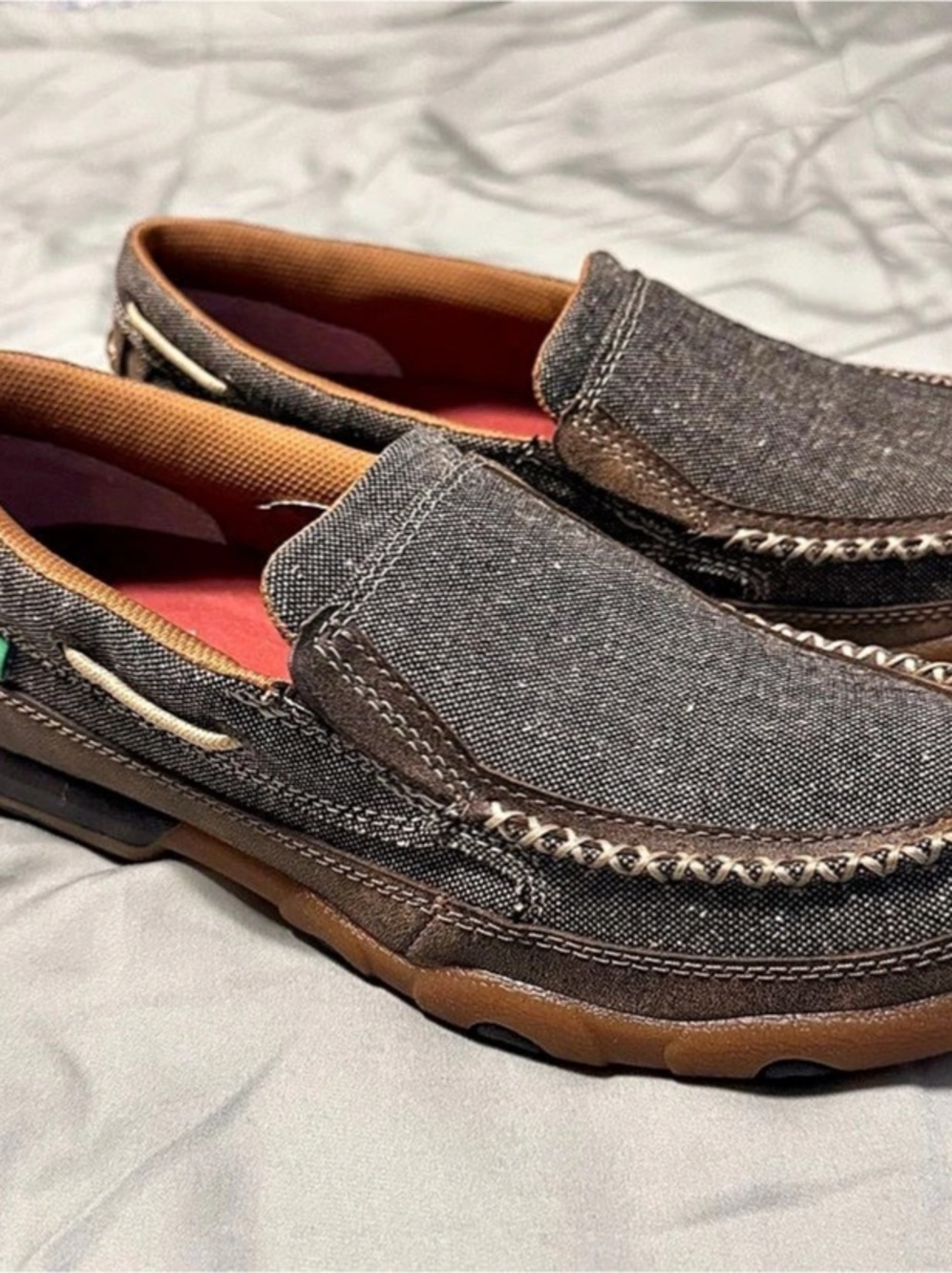 Twisted X Women’s Size 10 Dust Driving Moc Loafers NWT With Box